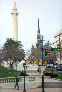 [Photograph of Mt. Vernon Place, Baltimore City]