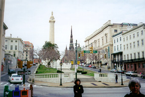 [Photograph of Mt. Vernon Place, Baltimore City]