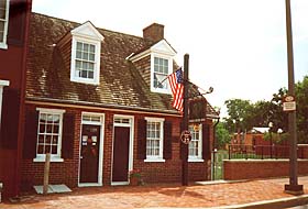 [color photograph of Barbara Fritchie House, Frederick]