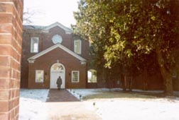 [color photograph of Miller Senate Office Building (Bladen St. entrance), Annapolis, Maryland]