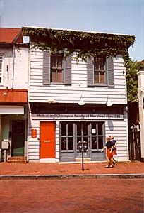 [color photograph of Medical and Chirugical Faculty of Maryland office, Annapolis]