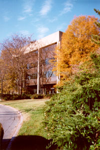 [color photograph of Tawes State Office building]