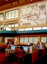 [Color photograph of Search Room at State Archives]