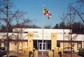 [Color photograph of Maryland Automobile Insurance Fund building]