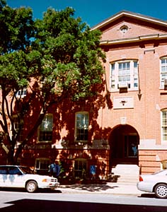 [color photograph of Board of Education building, Frederick]