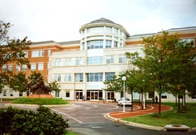 [color photograph of Prince George's County Courthouse, Marbury Wing, Upper Marlboro]