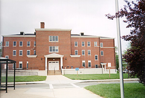 [color photograph of Governmental Center (view from Leonard Hall Drive)]